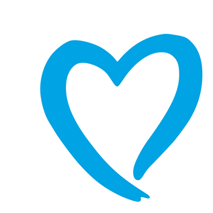Hand-Drawn Heart Logo #00a3e4