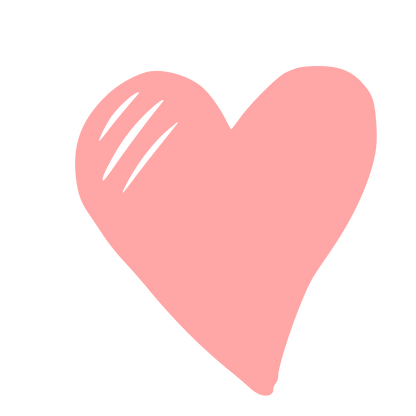 Hand-Drawn Heart Logo #ffa6a6