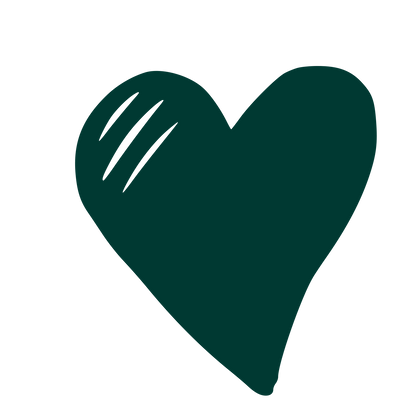 Hand-Drawn Heart Logo #003932