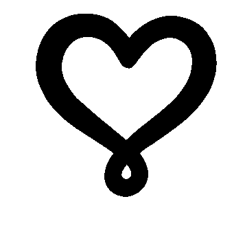 Heart Drop Outline Logo