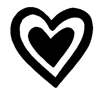 Hand-Drawn Double Heart Logo