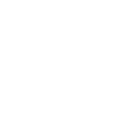 Hand-Drawn Double Heart Logo #ffffff