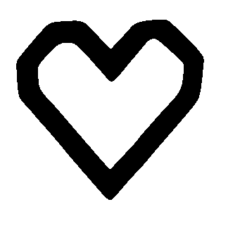 Hand-Drawn Heart Outline Logo