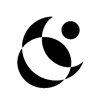Crescent Moon Circle Logo