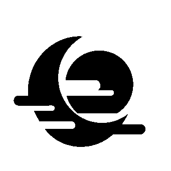 Moon and Planet Logo