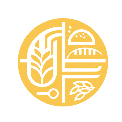 Circular Food Logo #F9C74F