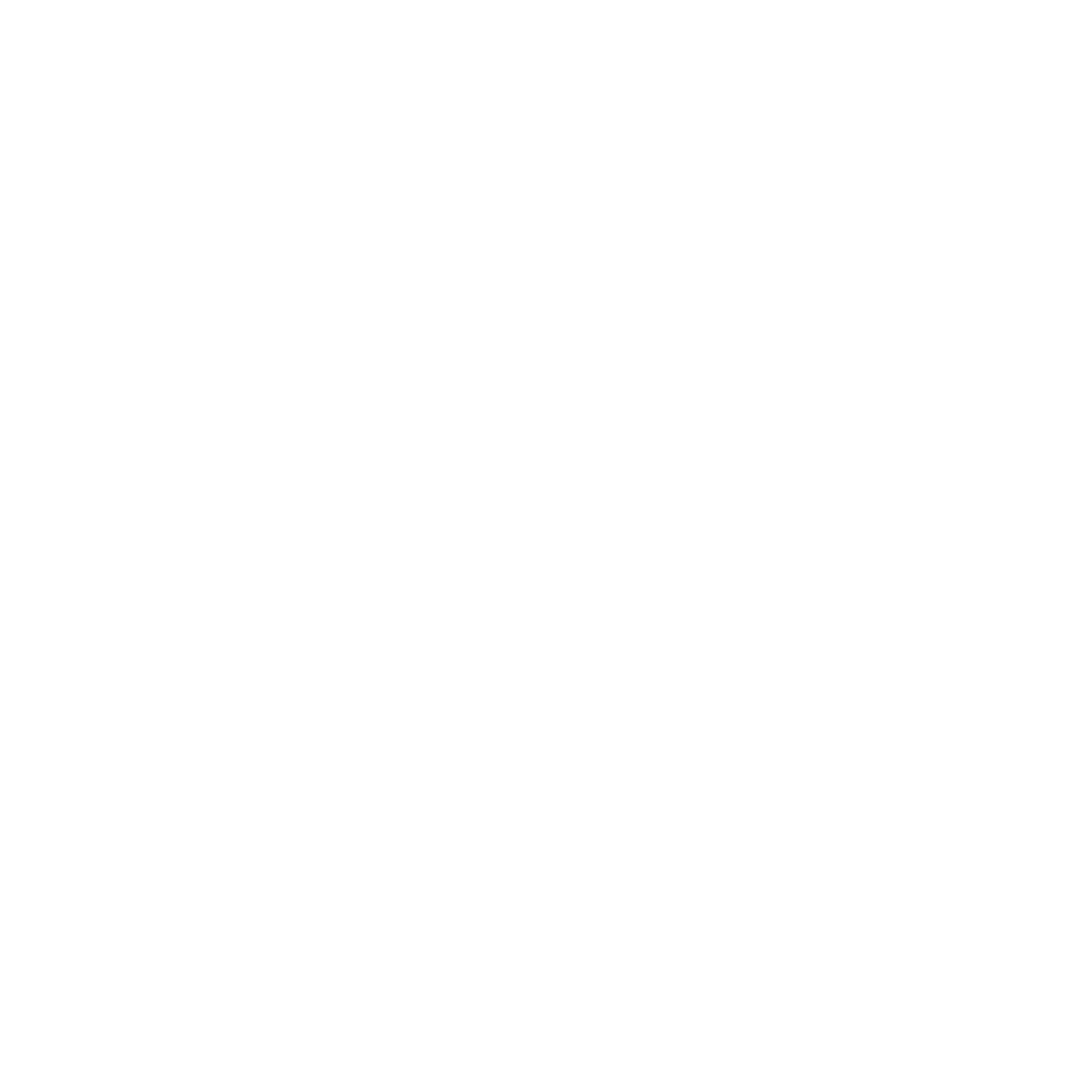 Crescent Moon Circle Logo #ffffff