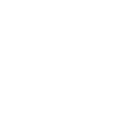 Moon Triangle Overlap Logo #ffffff