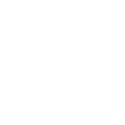 Crescent Moon Horizon Logo #ffffff