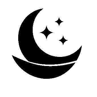 Crescent Moon Stars Logo