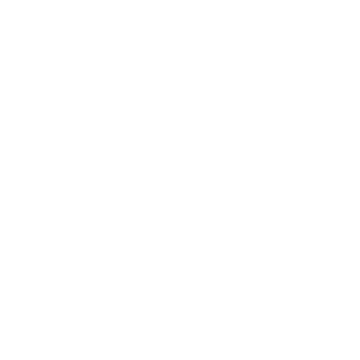 Mountain Peak Triangle Logo #ffffff