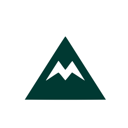 Mountain Peak Triangle Logo #003932