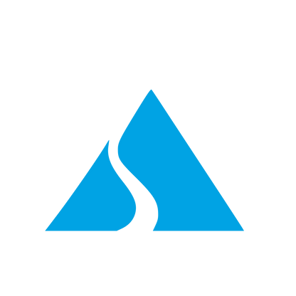 Mountain River Path Logo #00a3e4