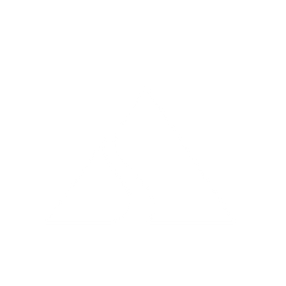 Mountain River Path Logo #ffffff