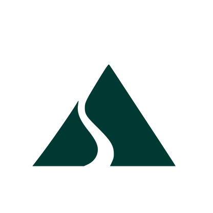 Mountain River Path Logo #003932