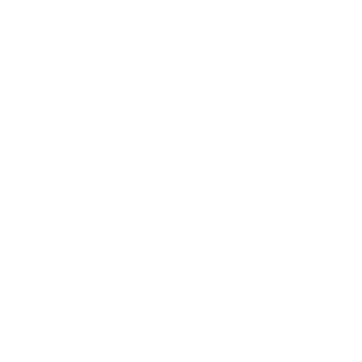 Mountain Peak Circle Logo #ffffff