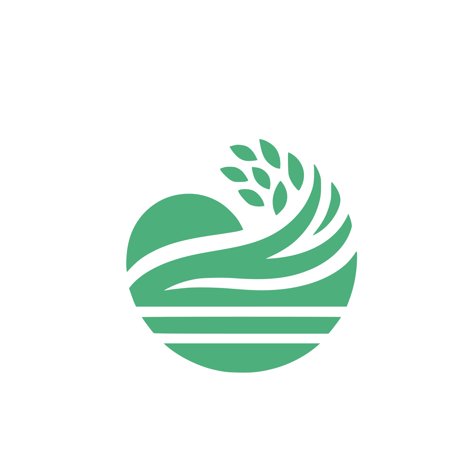 Landscape Wave Logo #4DAF7C