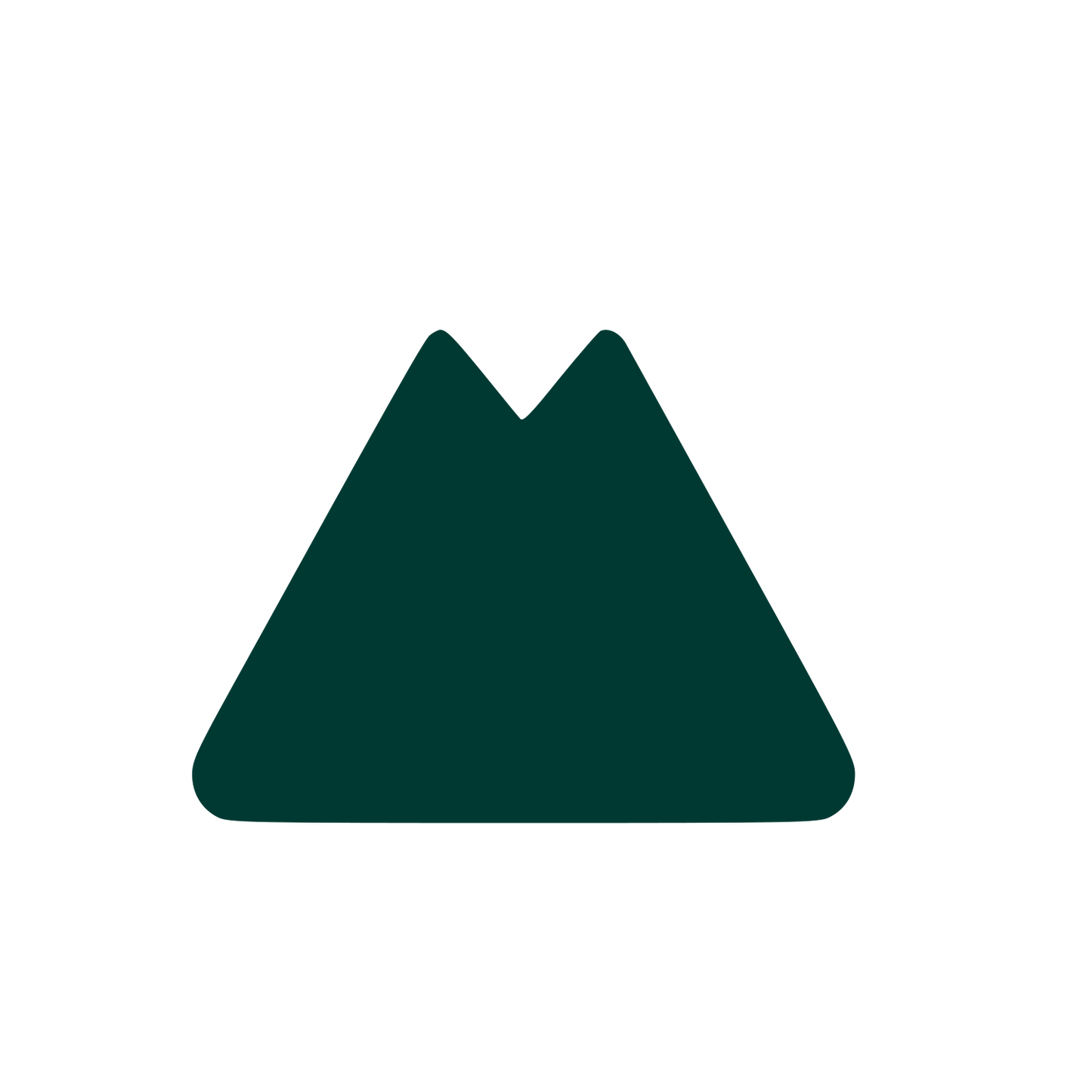 Twin Peak Mountain Logo #003932