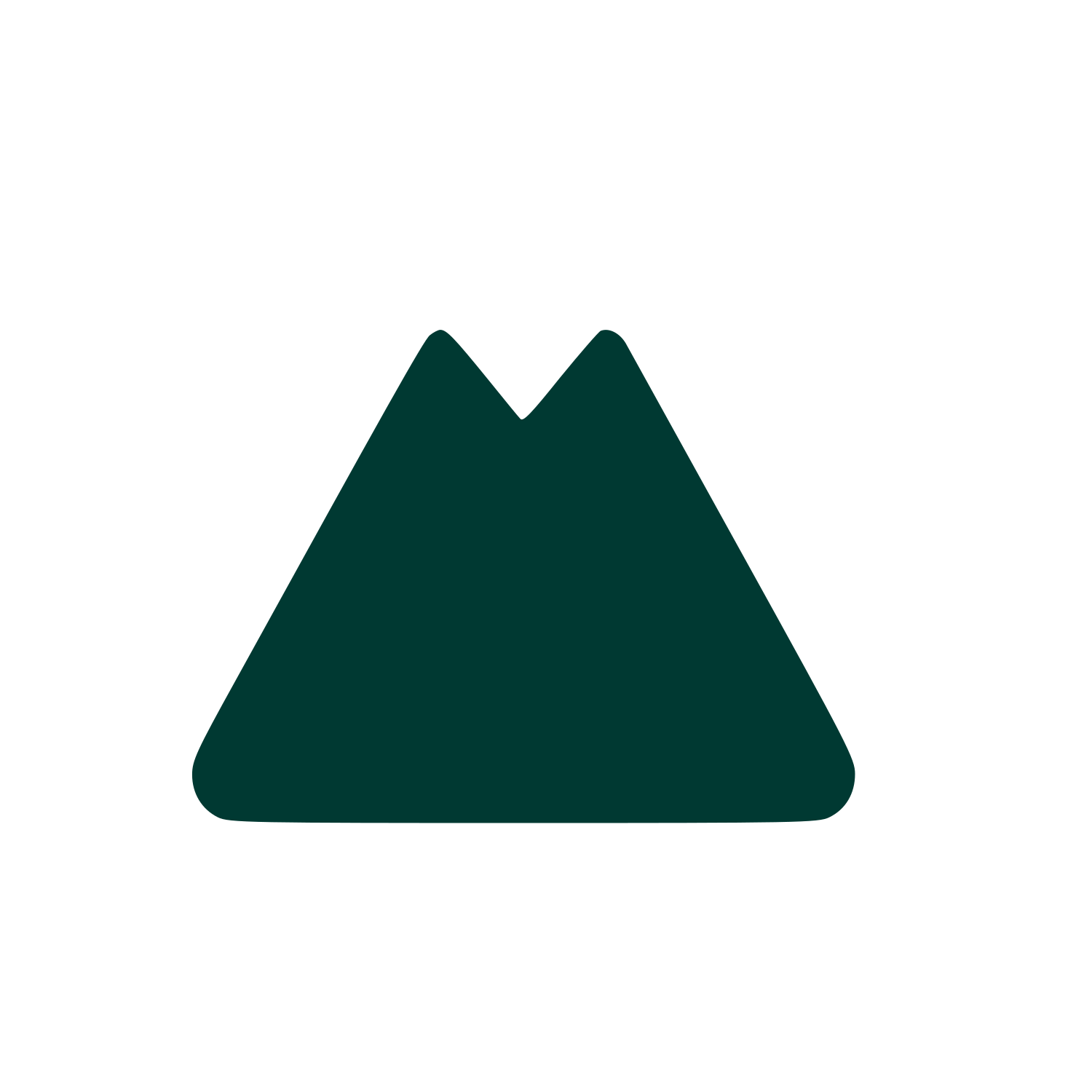 Twin Peak Mountain Logo #003932
