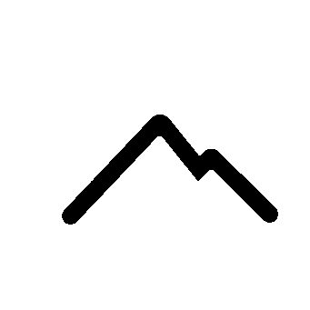 Mountain Peak Outline Logo