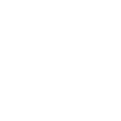 Mountain Peak Outline Logo #ffffff