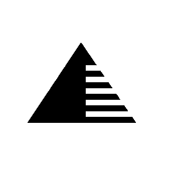 Split Pyramid Mountain Logo