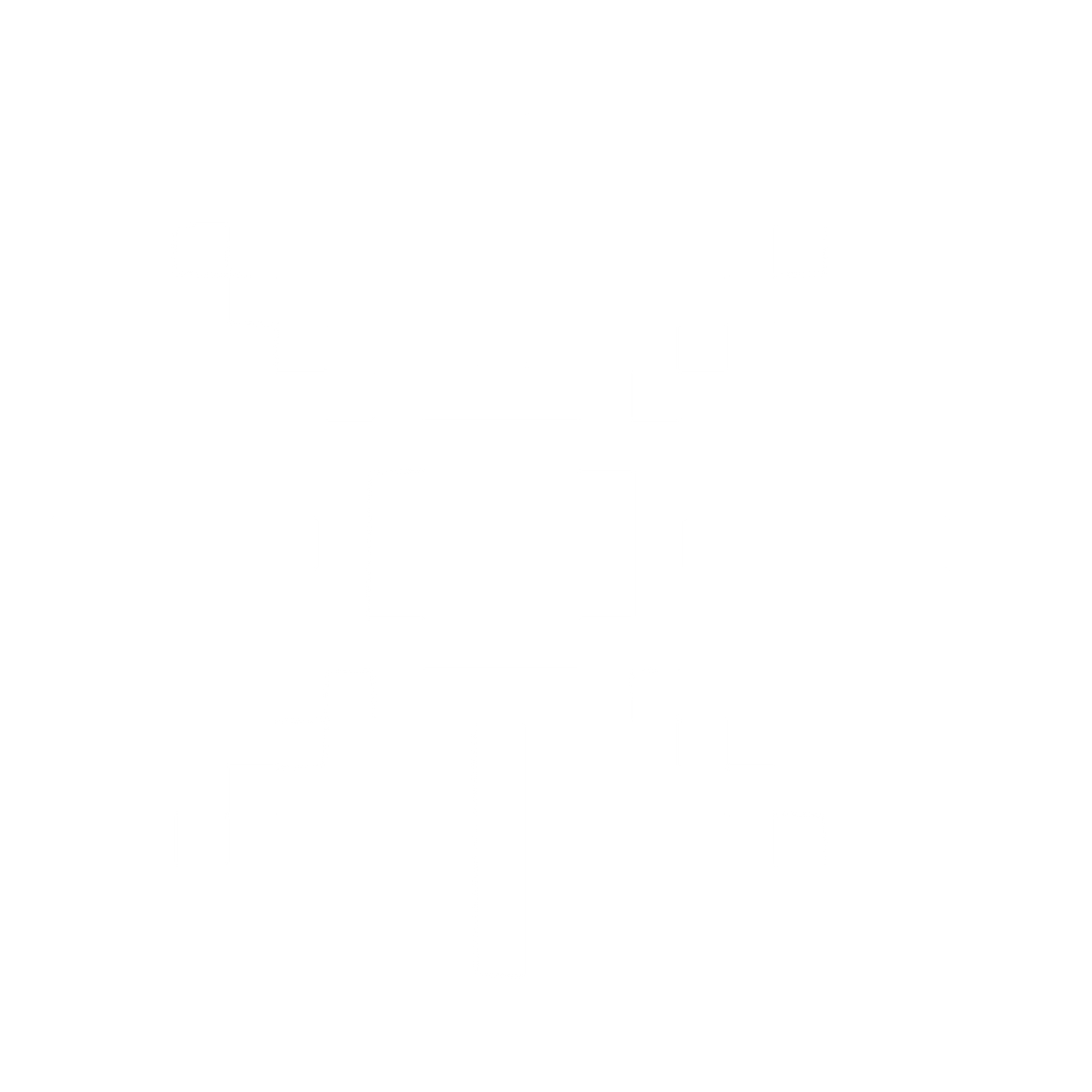 Pixel Sun Logo #ffffff