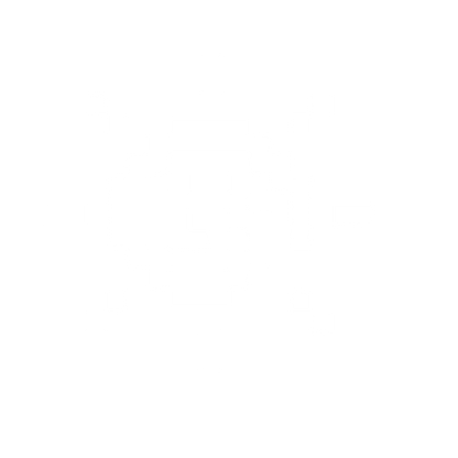 Pixel Sun Spiral Logo #ffffff