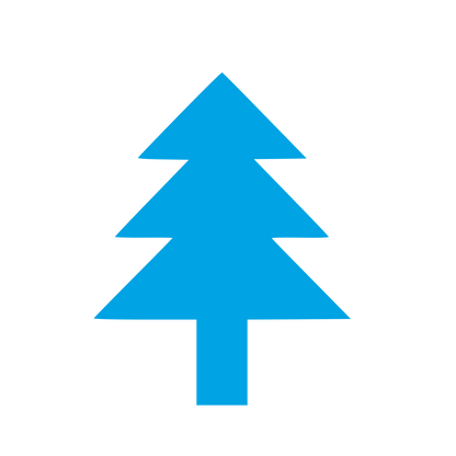 Pine Tree Swiss Logo #00a3e4