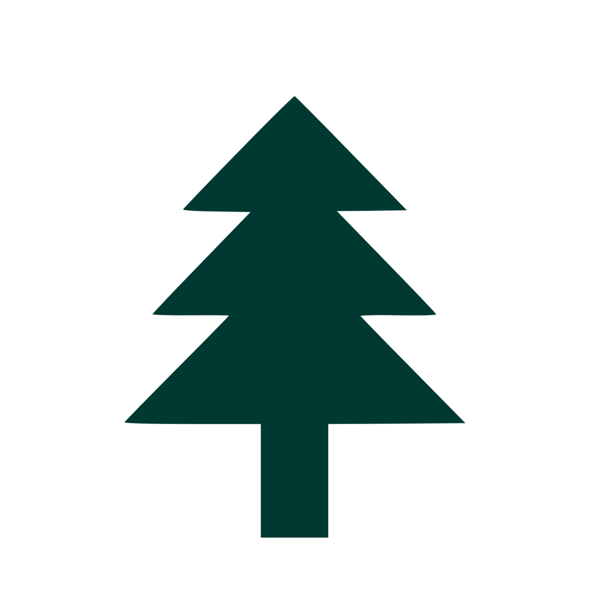Pine Tree Swiss Logo #003932