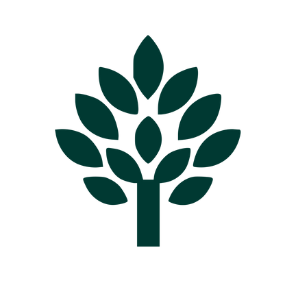 Wheat Stalk Tree Logo #003932