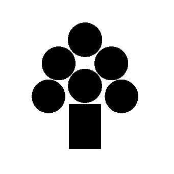 Circle Cluster Tree Logo