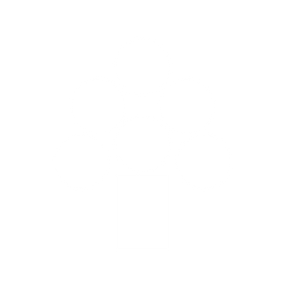 Circle Cluster Tree Logo #ffffff