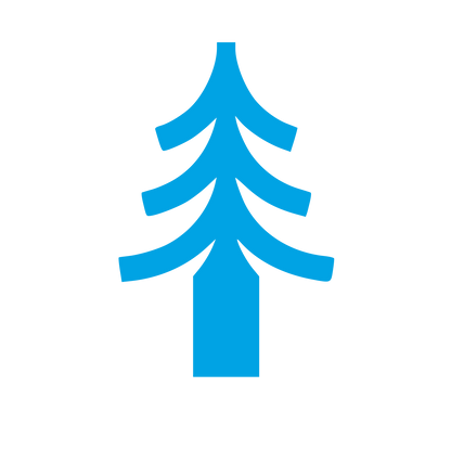 Swiss Pine Tree Logo #00a3e4