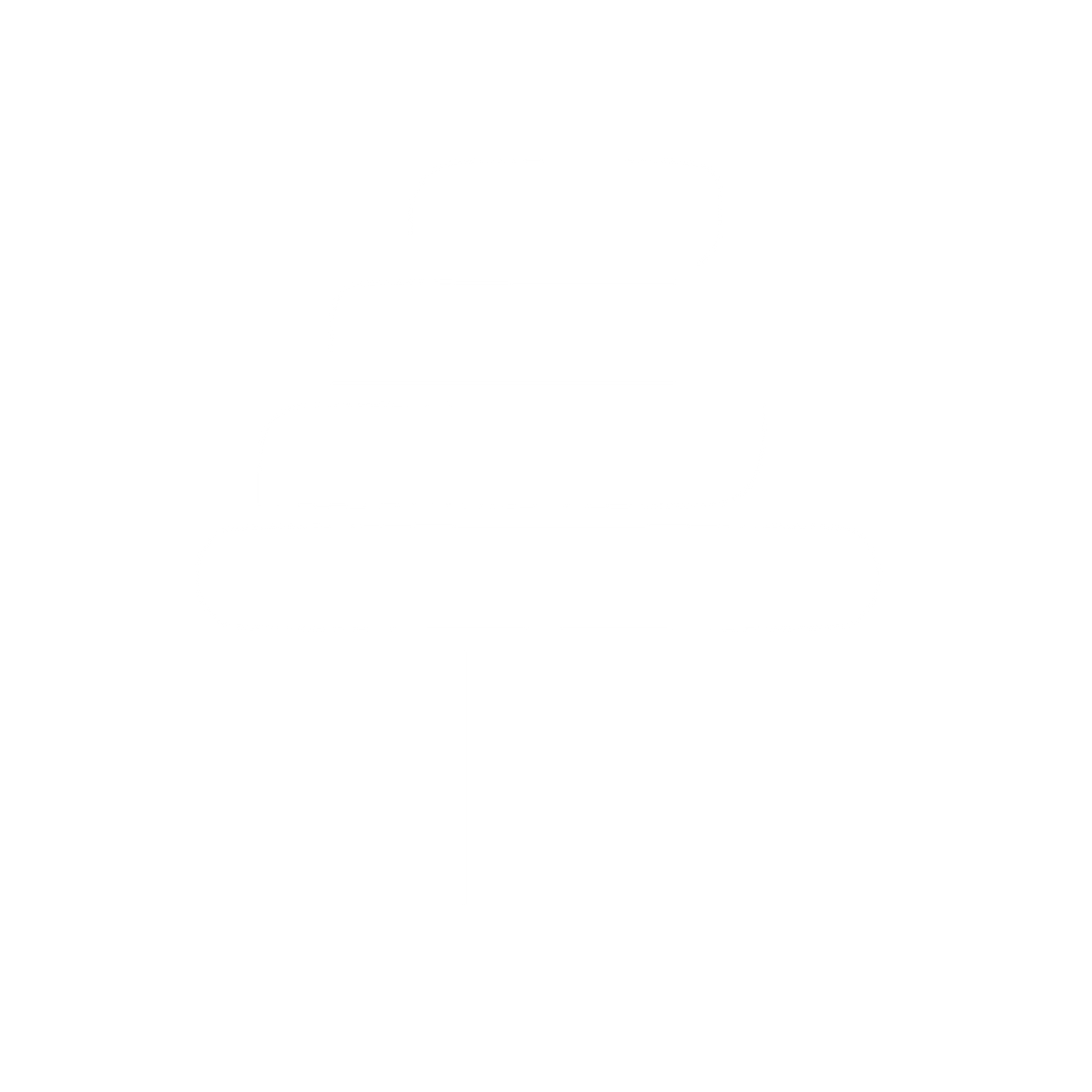 Stacked Layers Tree Logo #ffffff