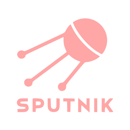 Sputnik Satellite Bold Logo #ffa6a6