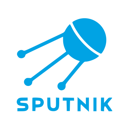 Sputnik Satellite Bold Logo #00a3e4