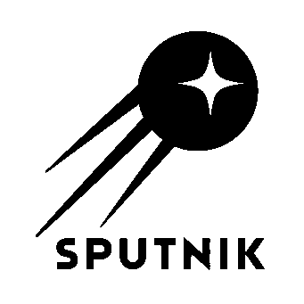 Sputnik Satellite Star Logo