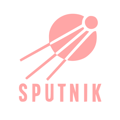 Sputnik Satellite Bold Logo #ffa6a6