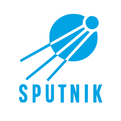 Sputnik Satellite Bold Logo #00a3e4