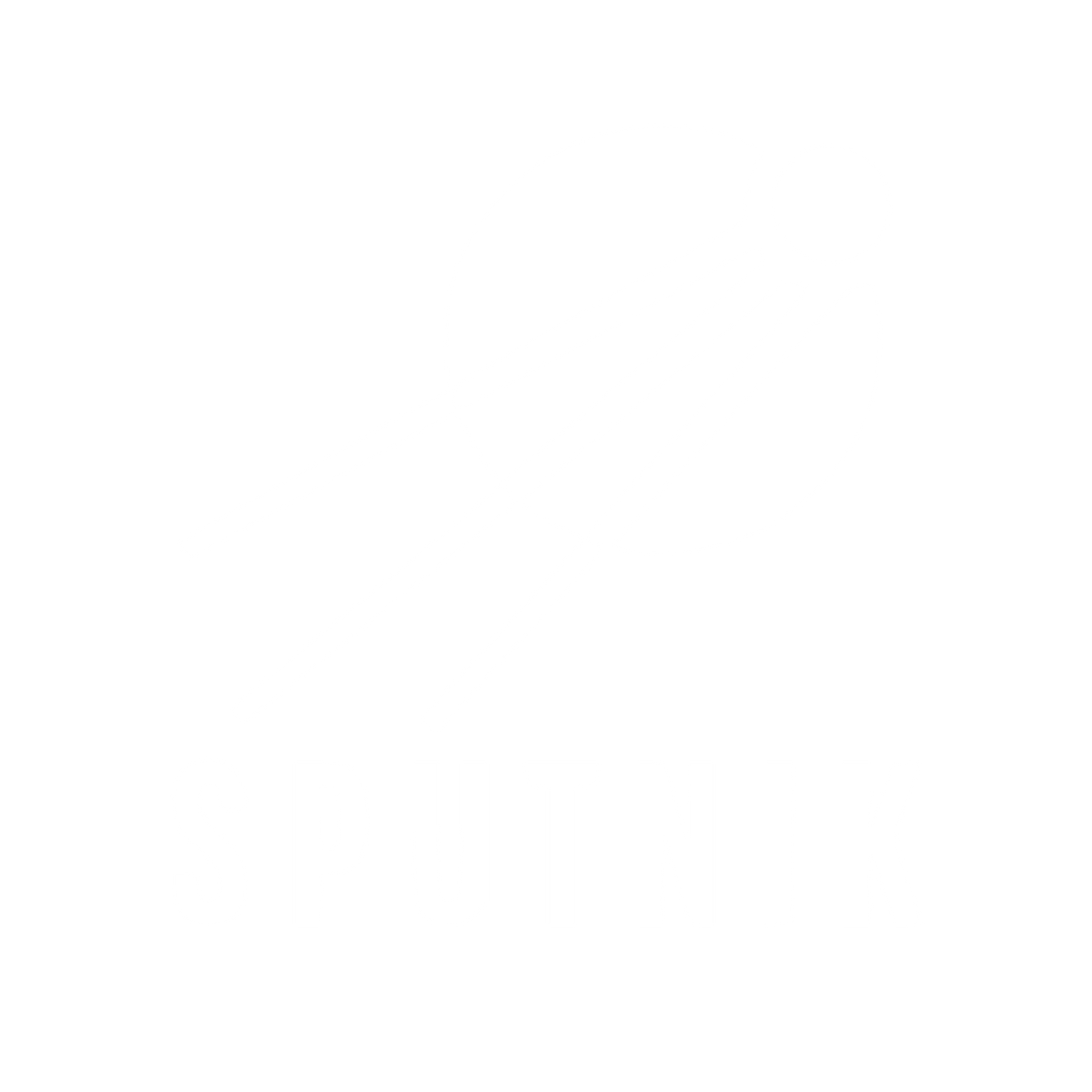 Sputnik Satellite Bold Logo #ffffff