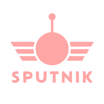 Sputnik Satellite Wings Logo #ffa6a6