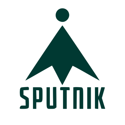 Sputnik Satellite Arrow Logo #003932