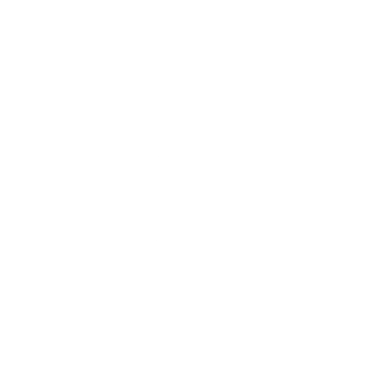 Sputnik Satellite Hexagon Logo #ffffff
