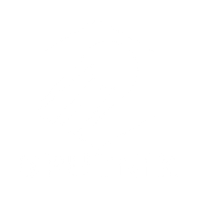 Sputnik Satellite Hexagon Logo #ffffff