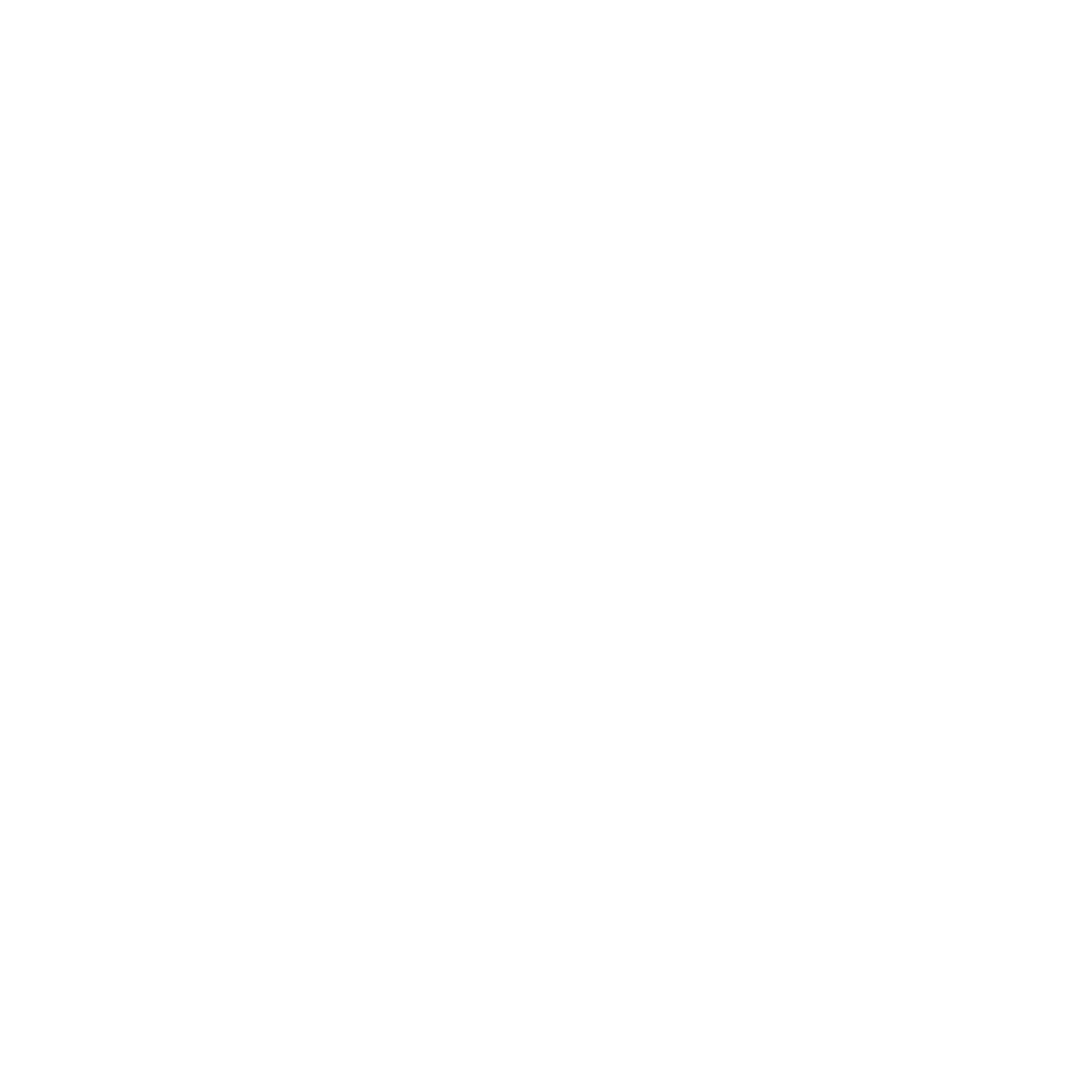 Monoline Saturn Planet Logo #ffffff
