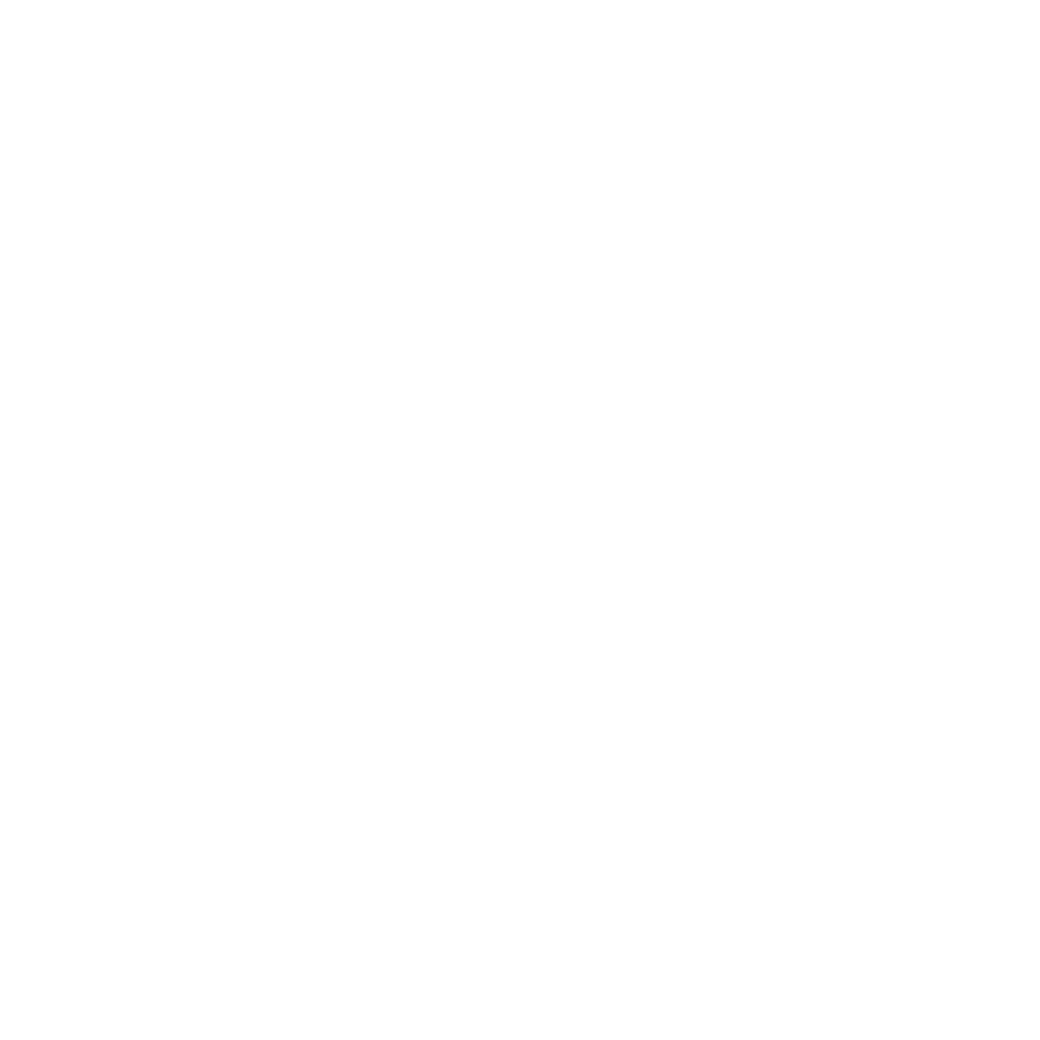 Monoline Saturn Planet Logo #ffffff