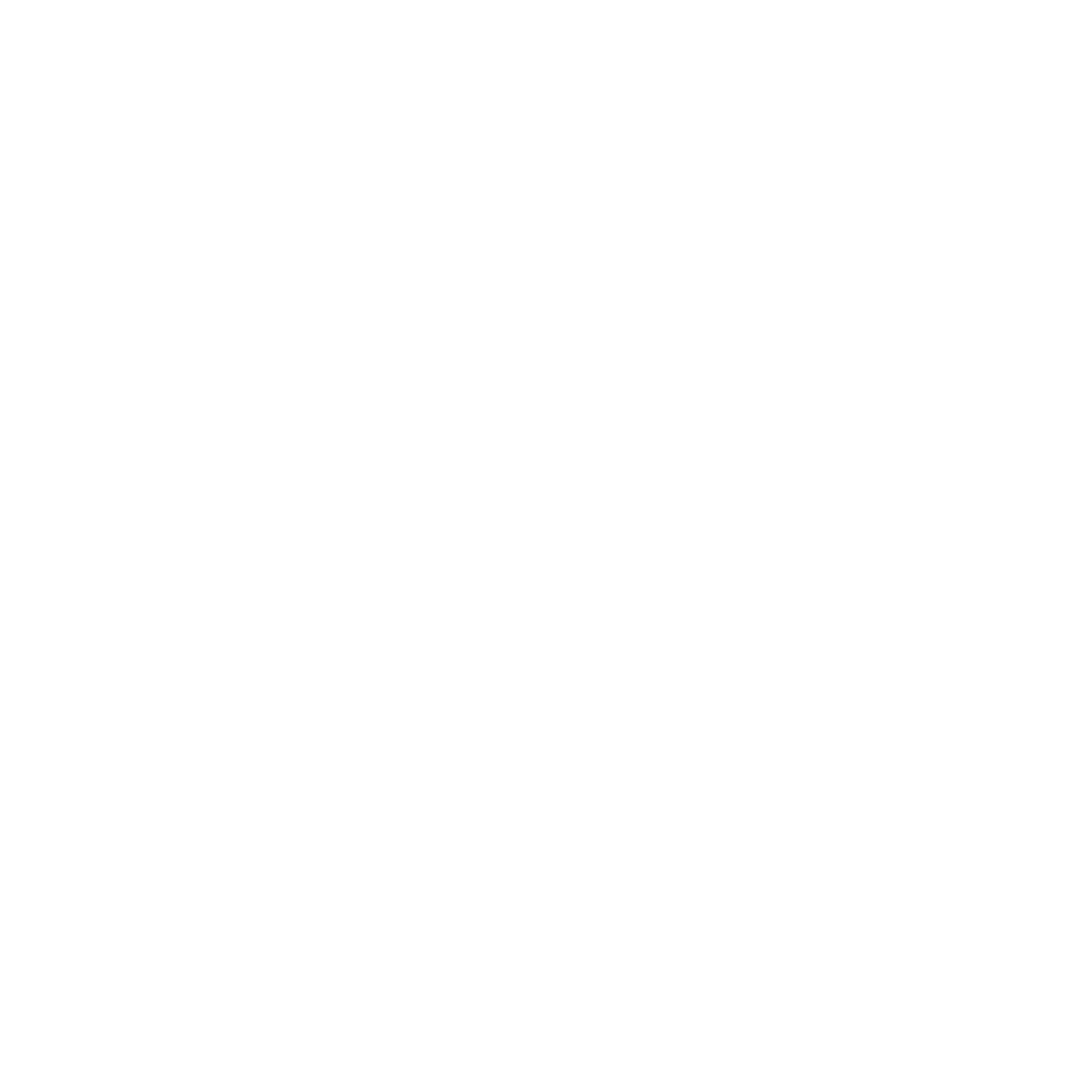 Monoline Saturn Planet Logo #ffffff