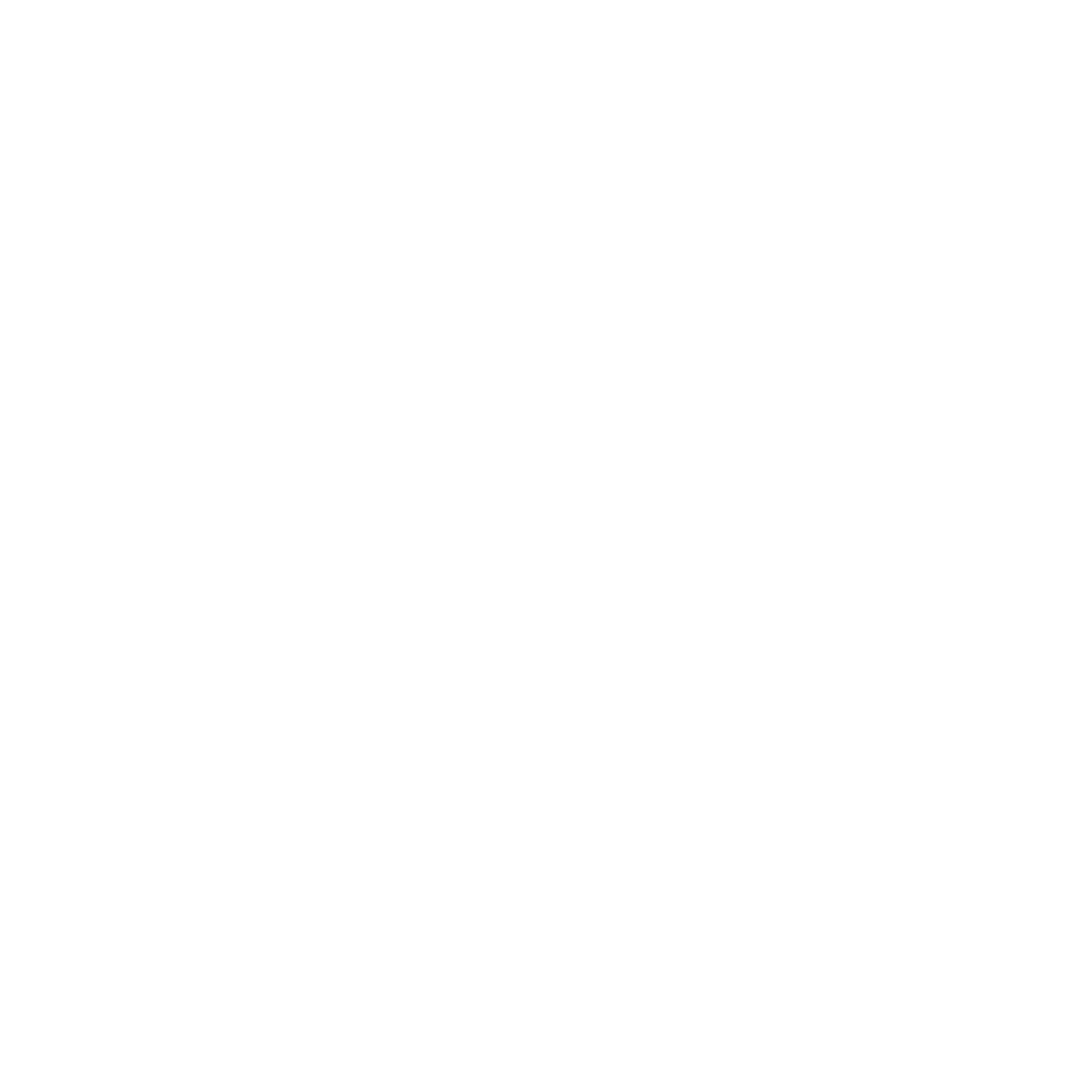 Monoline Saturn Planet Logo #ffffff