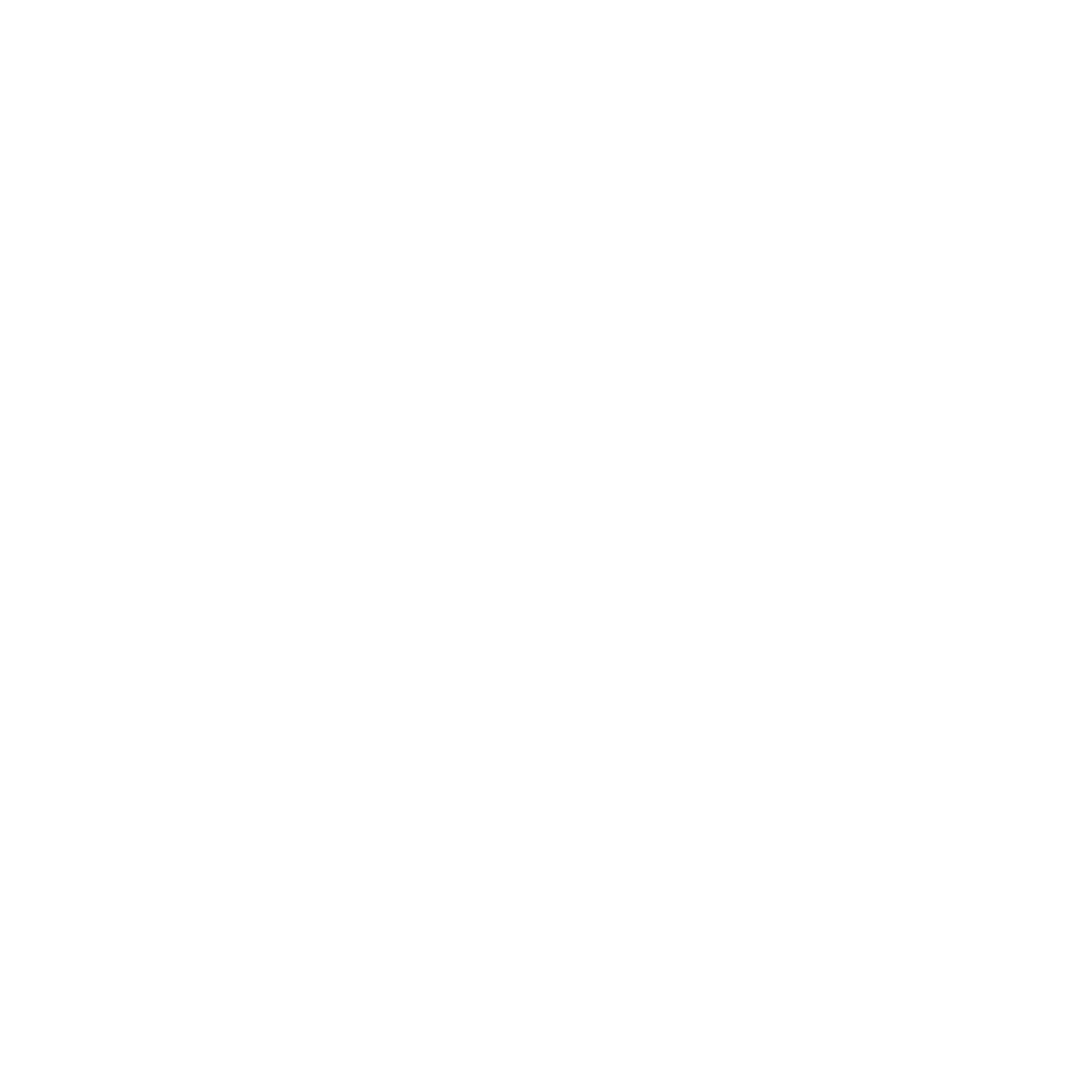 Monoline Saturn Planet Logo #ffffff